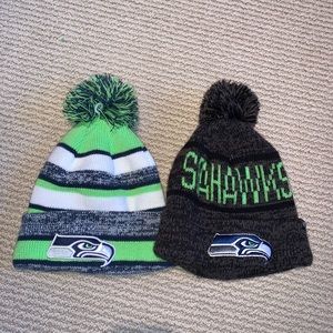 Seahawks Beanie Set official